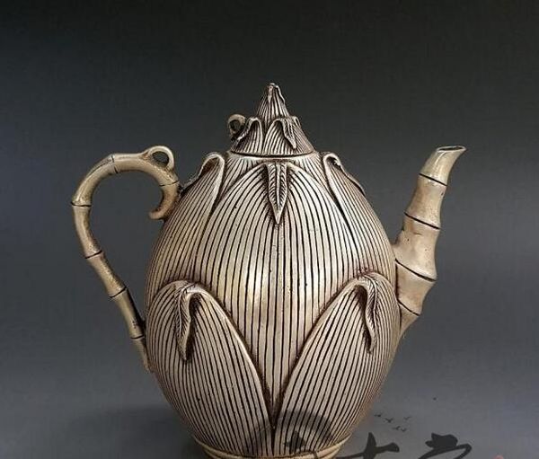 special offer antique brass brass silver-plated creative bamboo shoots jug decoration kettle teapot decoration gift antique collection
special offer antique brass brass silver-plated creative bamboo shoots jug decoration kettle teapot decoration gift antique collection