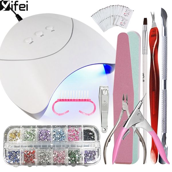 yifei pro gel nail kits with 6w/36w lamp manicure set for gel nail polish beigner practice art tools diy design kit
yifei pro gel nail kits with 6w/36w lamp manicure set for gel nail polish beigner practice art tools diy design kit