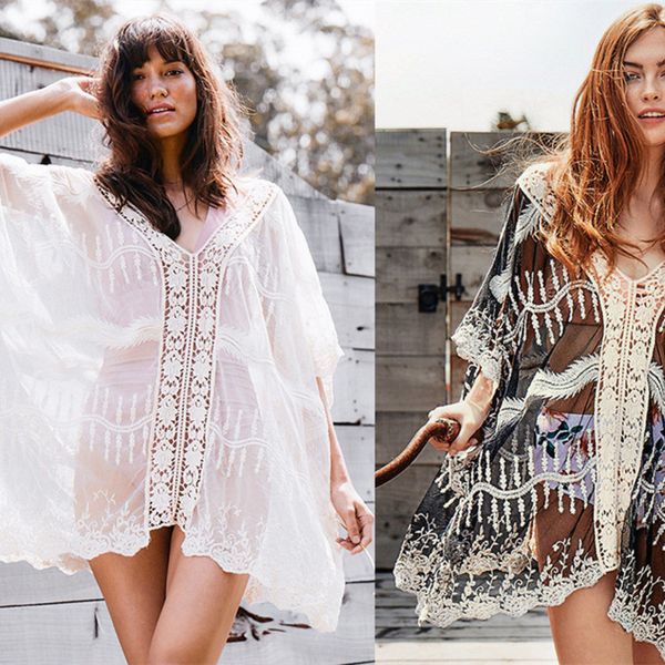 beach 2019 pareo coverup swimsuit for women dress tunic summer saida de praia plus size express lace outer swimming shirt, Blue;gray
beach 2019 pareo coverup swimsuit for women dress tunic summer saida de praia plus size express lace outer swimming shirt, Blue;gray