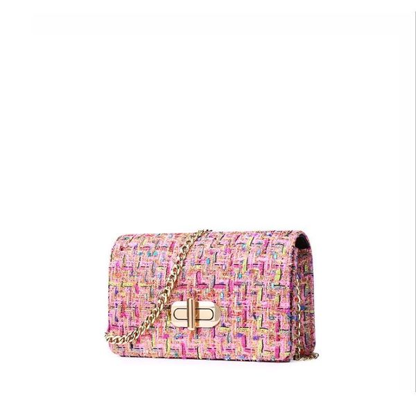 designer-new women's bag color plaid chain mini-square bag fashionable one-shoulder inclined bag
designer-new women's bag color plaid chain mini-square bag fashionable one-shoulder inclined bag