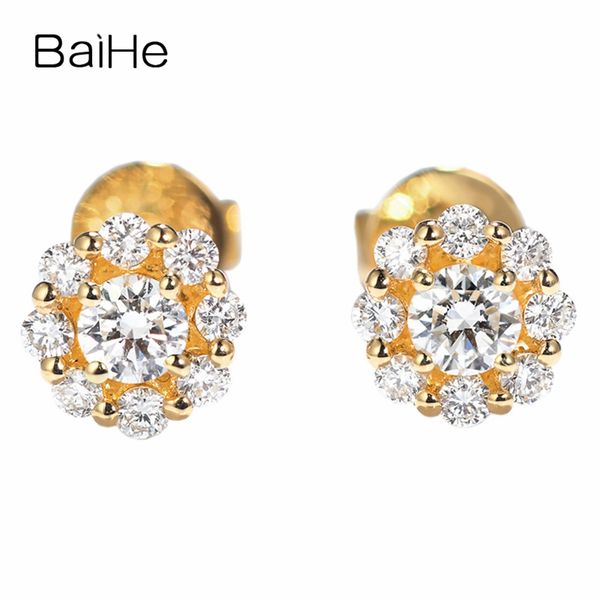 baihe solid 14k yellow gold 0.40ct total h/si 100% genuine natural diamonds wedding women trendy fine jewelry gift stud earrings, Golden;silver
baihe solid 14k yellow gold 0.40ct total h/si 100% genuine natural diamonds wedding women trendy fine jewelry gift stud earrings, Golden;silver