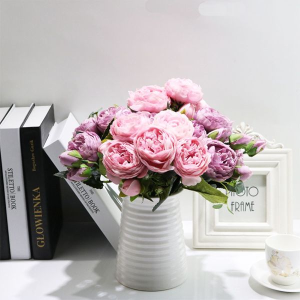 korean style small bunch of roses artificial fower fake flowers home wedding rose wedding fake flowers festival supplies
korean style small bunch of roses artificial fower fake flowers home wedding rose wedding fake flowers festival supplies
