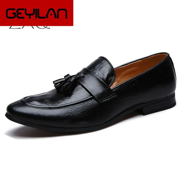 handmade soft leather men shoes casual brand men loafers fashion breathable driving shoes slip on tassel, Black
handmade soft leather men shoes casual brand men loafers fashion breathable driving shoes slip on tassel, Black