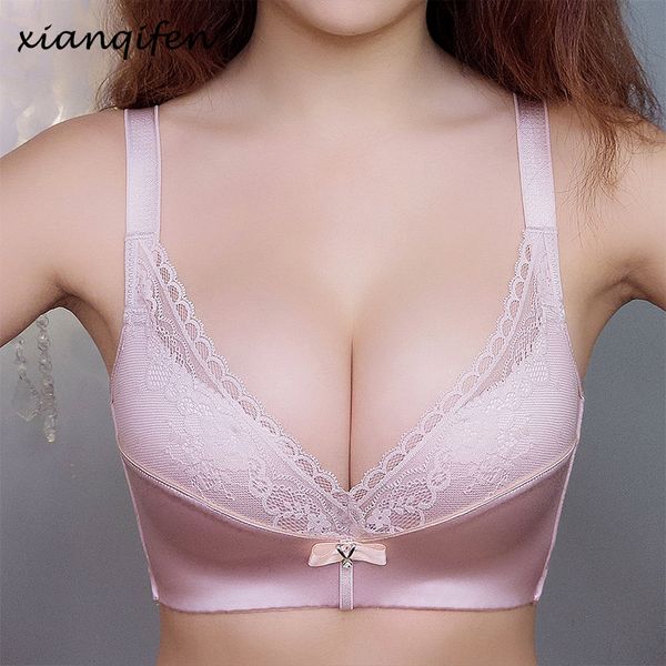 xianqifen lace deepv bras for women elegant wire lingerie thin bh bra gather push up underwear girl bra set abc cup, Red;black
xianqifen lace deepv bras for women elegant wire lingerie thin bh bra gather push up underwear girl bra set abc cup, Red;black