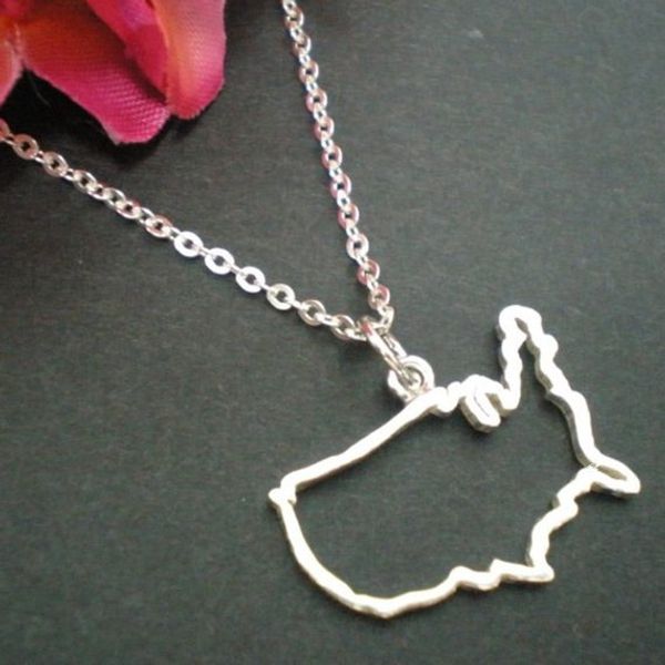 hollow united states map necklace usa silhouette map necklace geometric america country nation necklace for earth map jewelry, Silver
hollow united states map necklace usa silhouette map necklace geometric america country nation necklace for earth map jewelry, Silver