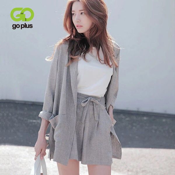 goplus two piece set korean style plus size single buttons turn-down collar coat elastic high waist shorts two piece set women, White
goplus two piece set korean style plus size single buttons turn-down collar coat elastic high waist shorts two piece set women, White