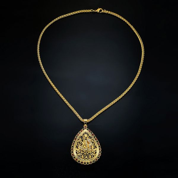 arabic muslim women rhinestone pendant necklace jewelry exquisite gifts cord, Golden;silver
arabic muslim women rhinestone pendant necklace jewelry exquisite gifts cord, Golden;silver