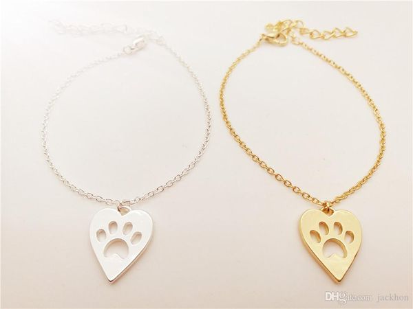 5pcs- b062 cute pet heart paw bracelet love heart and paw bracelet memorial animal puppy bear cat dog palm print bracelets, Golden;silver
5pcs- b062 cute pet heart paw bracelet love heart and paw bracelet memorial animal puppy bear cat dog palm print bracelets, Golden;silver