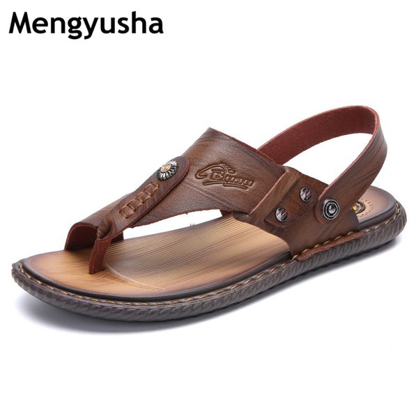 2019 summer korean version of the trend of flip-flops men's casual sandals outdoor personality wild non-slip leather sandals, Black
2019 summer korean version of the trend of flip-flops men's casual sandals outdoor personality wild non-slip leather sandals, Black