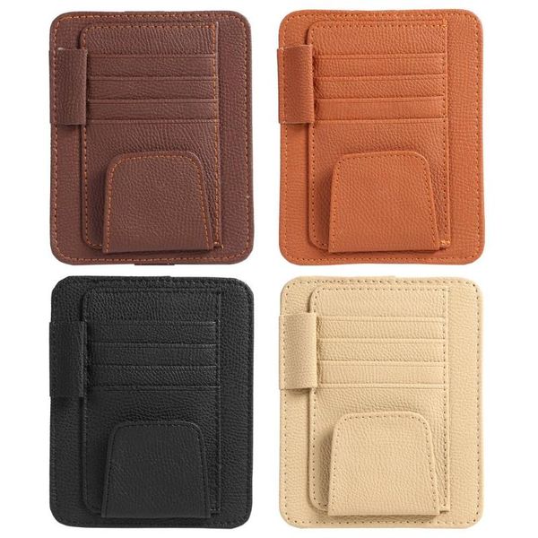 car universal sun visor storage bag pu material leather case card glasses car accessories sun visor organization shape
car universal sun visor storage bag pu material leather case card glasses car accessories sun visor organization shape