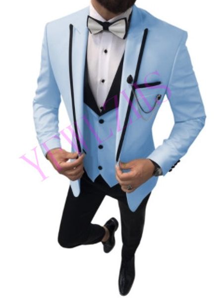 handsome groomsmen peak lapel groom tuxedos mens wedding dress man jacket blazer prom dinner 3 piece suit(jacket+pants+tie+vest) b227, Black;gray
handsome groomsmen peak lapel groom tuxedos mens wedding dress man jacket blazer prom dinner 3 piece suit(jacket+pants+tie+vest) b227, Black;gray