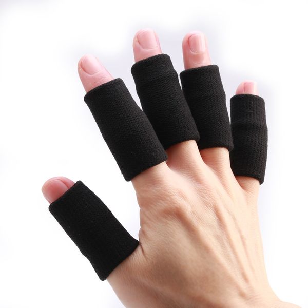 10pcs/set finger guard bands sports protective finger support wraps basketball volleyball protection gloves, Black;red
10pcs/set finger guard bands sports protective finger support wraps basketball volleyball protection gloves, Black;red
