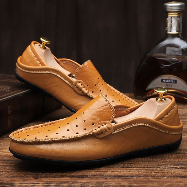 genuine leather men casual shoes 2019 mens loafers moccasins breathable slip on driving shoes sneakers, Black
genuine leather men casual shoes 2019 mens loafers moccasins breathable slip on driving shoes sneakers, Black