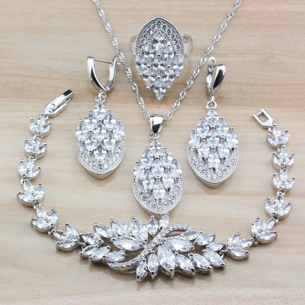 925 sterling silver pure white natural crystal zircon wedding jewelry sets for women costume and independent jewelry box, Slivery;golden 
925 sterling silver pure white natural crystal zircon wedding jewelry sets for women costume and independent jewelry box, Slivery;golden