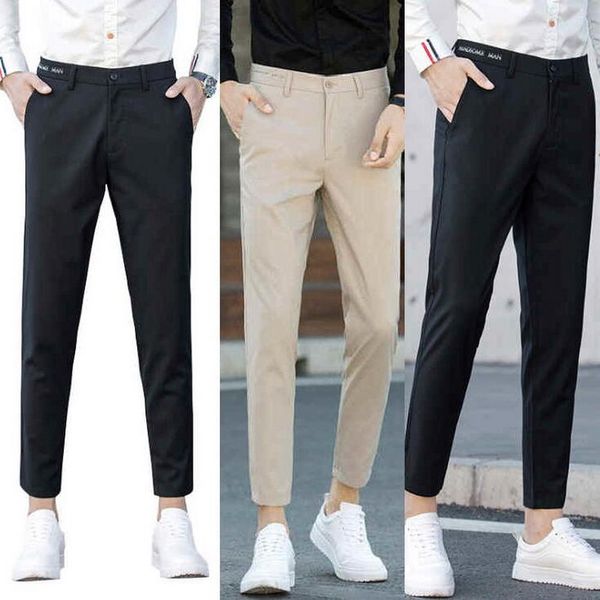 2020 men's casual pants men elastic pants small feet joggers drawstring beam summer casual men's ankle-length, Black
2020 men's casual pants men elastic pants small feet joggers drawstring beam summer casual men's ankle-length, Black