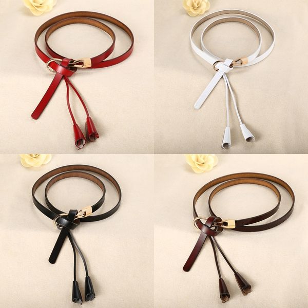 tassel women's matching tassels matching knot thin women's decorative belt all-match leather thin belt, Black;brown
tassel women's matching tassels matching knot thin women's decorative belt all-match leather thin belt, Black;brown