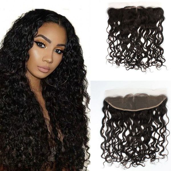 water wave frontal natural color 100% virgin brazilian human hair wet and wavy 13x4 lace frontal closure, Black;brown
water wave frontal natural color 100% virgin brazilian human hair wet and wavy 13x4 lace frontal closure, Black;brown
