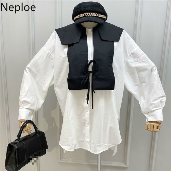 neploe patchwork contrast color women shirts fashion o neck long sleeve ladies blouse spring 2020 loose casual female 49938, White
neploe patchwork contrast color women shirts fashion o neck long sleeve ladies blouse spring 2020 loose casual female 49938, White