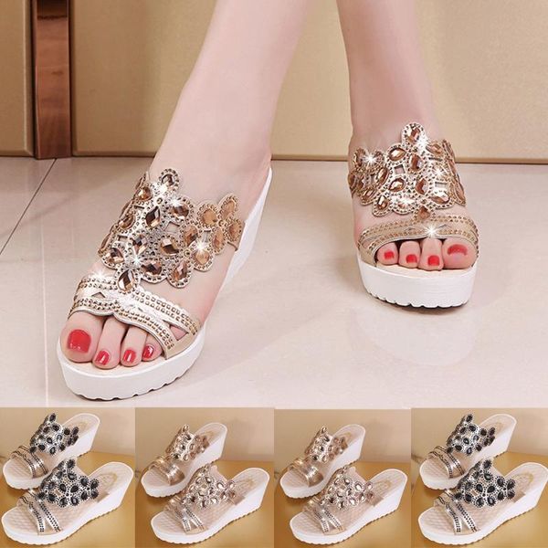 summer bling slipper woman shoes ladies rhinestone wedges flat shoes female casual slingbacks sandals comfortable platform ag5, Black
summer bling slipper woman shoes ladies rhinestone wedges flat shoes female casual slingbacks sandals comfortable platform ag5, Black