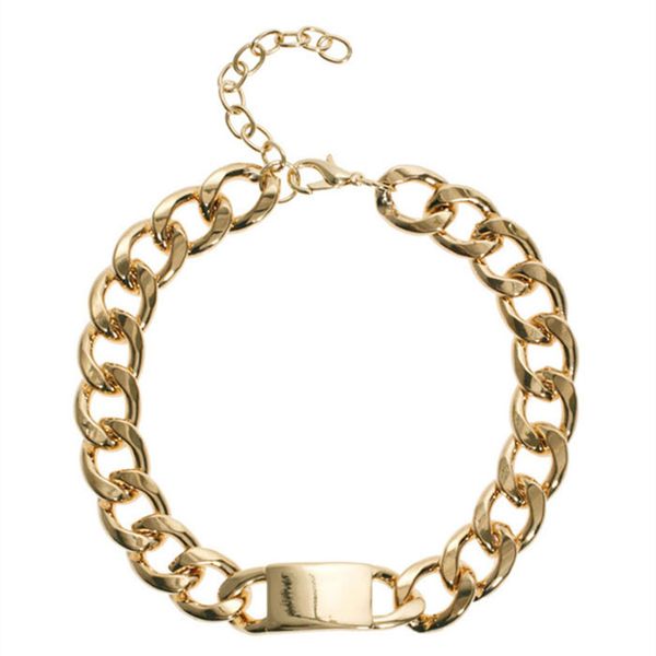 2020 punk abs metal necklace big thick chain gothic choker necklace for women, Golden;silver
2020 punk abs metal necklace big thick chain gothic choker necklace for women, Golden;silver