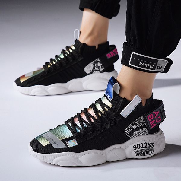 2019 very good quality men shoes lightweight breathable walking sneakers tenis feminino zapatillas hombre, Black
2019 very good quality men shoes lightweight breathable walking sneakers tenis feminino zapatillas hombre, Black