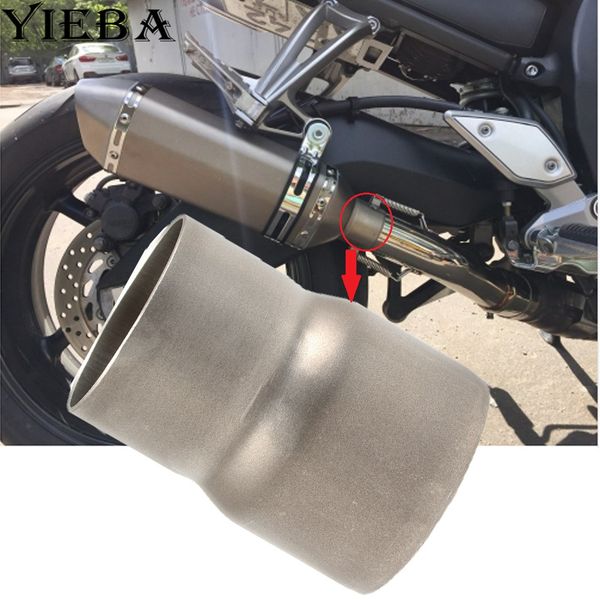 universal motorcycle exhaust adapter reducer connector pipe tube for r1 r3 r6 fz1 fz6 tmax cbr cb400 z750 z800 gsxr er6n er10n
universal motorcycle exhaust adapter reducer connector pipe tube for r1 r3 r6 fz1 fz6 tmax cbr cb400 z750 z800 gsxr er6n er10n
