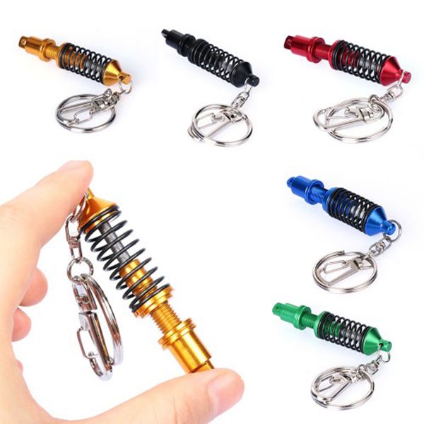 adjustable alloy car interior suspension keychain coilover spring car tuning part absorber keyring gift, Silver
adjustable alloy car interior suspension keychain coilover spring car tuning part absorber keyring gift, Silver