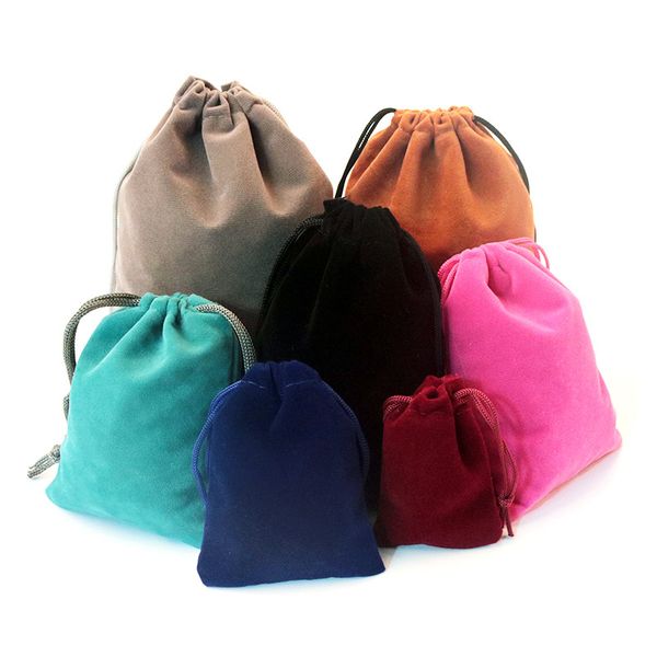 50pcs / lot 5x7cm подвески 7x9cm 9x12cm coloful velvet сумки drawstring мешок подарка венчания использования саше для хранения ювелирных изд
50pcs / lot 5x7cm подвески 7x9cm 9x12cm coloful velvet сумки drawstring мешок подарка венчания использования саше для хранения ювелирных изд