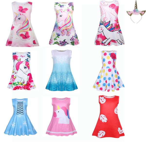 2020 unicorn print girls dress kids vestidos baby girls a-line princess elbise party casual clothes sleeveless birthday frocks, Red;yellow
2020 unicorn print girls dress kids vestidos baby girls a-line princess elbise party casual clothes sleeveless birthday frocks, Red;yellow
