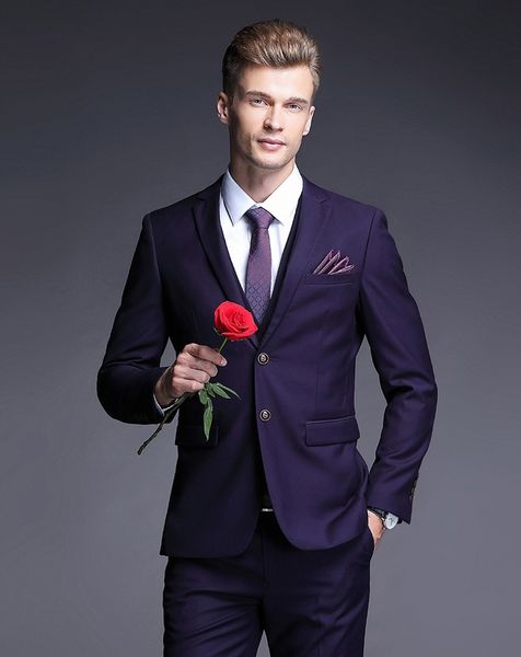 slim fit burgundy men suits business prom wear wedding groom tuxedos 3 pieces bridegroom suits man blazer (jacket+pants+vest, Black;gray
slim fit burgundy men suits business prom wear wedding groom tuxedos 3 pieces bridegroom suits man blazer (jacket+pants+vest, Black;gray