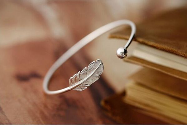 jisensp unique leaves bangles silver color jewelry open cuff leaf charm bracelets & bangles gift for friend pulseras, Black
jisensp unique leaves bangles silver color jewelry open cuff leaf charm bracelets & bangles gift for friend pulseras, Black