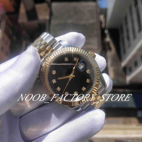 super factory 126333 new super v2 bicolor bracelet black dial sapphire glass 41mm bp 2813 automatic movement mens diving watches, Slivery;brown
super factory 126333 new super v2 bicolor bracelet black dial sapphire glass 41mm bp 2813 automatic movement mens diving watches, Slivery;brown