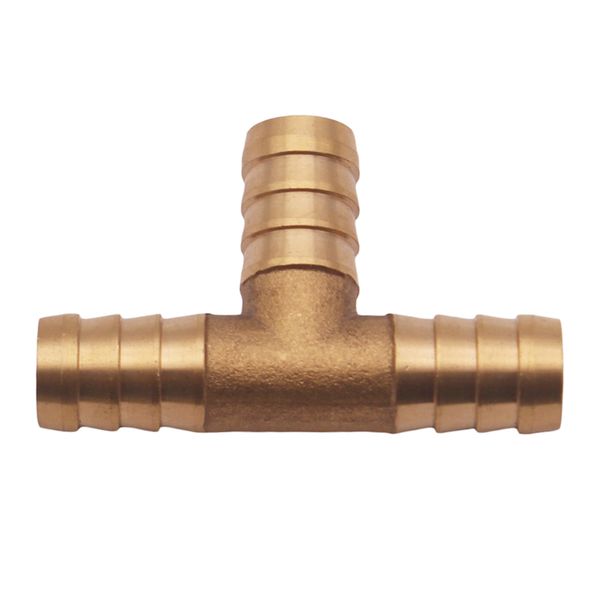 3/8" id hose barb, tee t shaped 3 way union fitting intersection/split brass water/fuel/air, 12*7*5cm
3/8" id hose barb, tee t shaped 3 way union fitting intersection/split brass water/fuel/air, 12*7*5cm