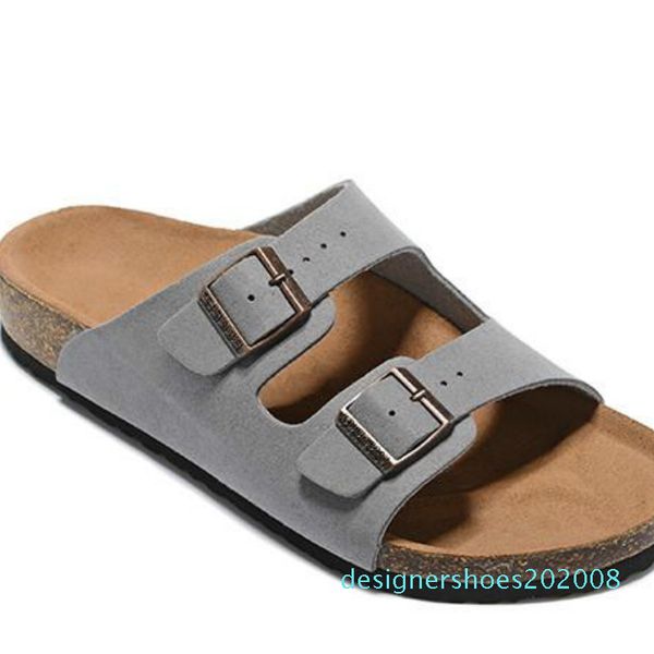 men's flat sandals women casual shoes double buckle famous arizona summer beach genuine leather slippers with orignal box d08, Black
men's flat sandals women casual shoes double buckle famous arizona summer beach genuine leather slippers with orignal box d08, Black