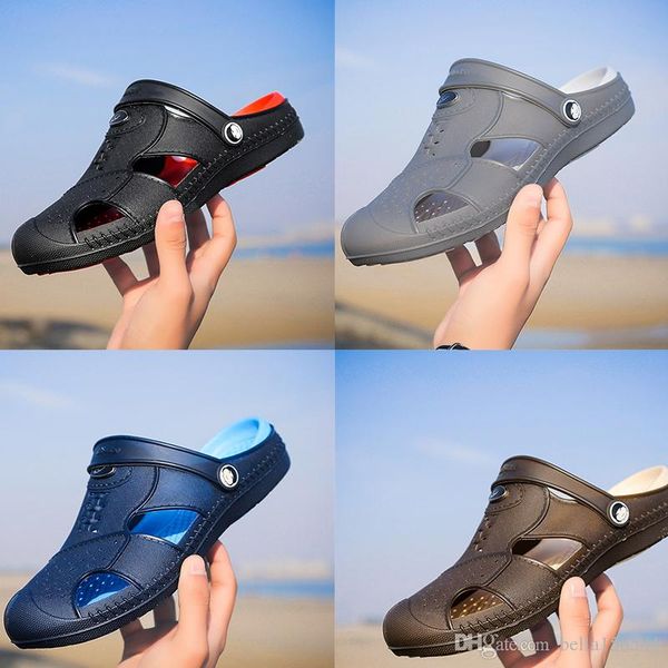 new arrival men summer sandals beach slipper breathable water sandals male gardening shoe hollow out beach slippers, Black
new arrival men summer sandals beach slipper breathable water sandals male gardening shoe hollow out beach slippers, Black