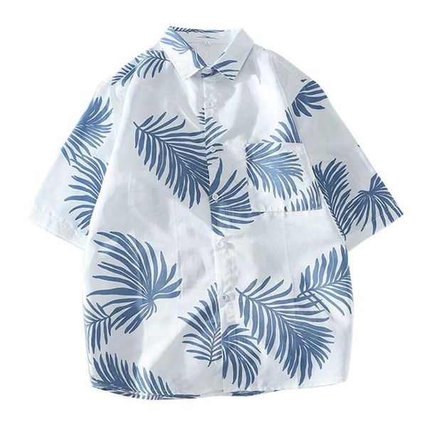 missky new summer men women shirt hawaii beach shirt short sleeve leaf holiday retro loose casual blouse female male, White;black
missky new summer men women shirt hawaii beach shirt short sleeve leaf holiday retro loose casual blouse female male, White;black