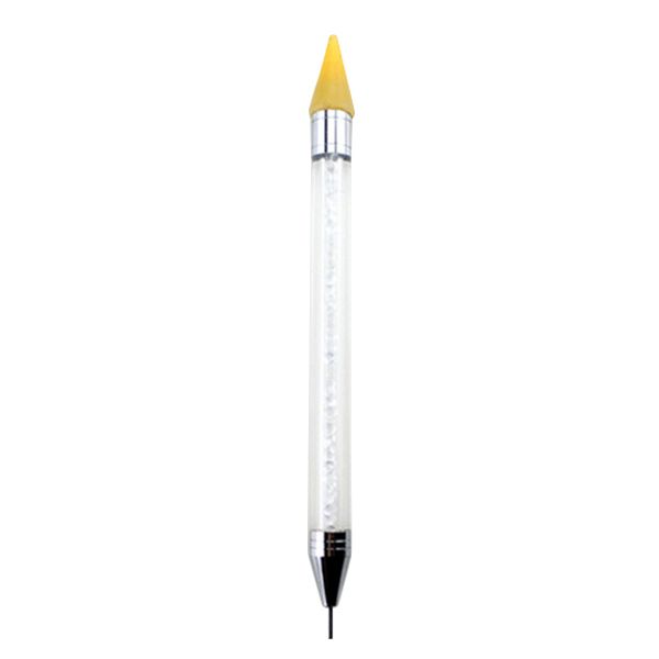 dual-ended nail art picker dotting pen crystal bead handle wax pencil diy manicure tool mv99, Silver
dual-ended nail art picker dotting pen crystal bead handle wax pencil diy manicure tool mv99, Silver