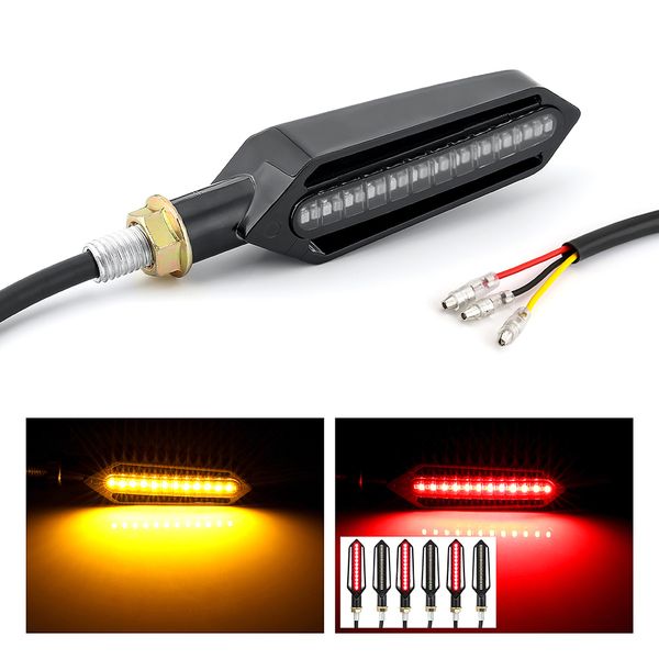 4 pcs led motorcycle turn signal lights flowing water indicator lighting white drl indicators blinkers flickerred brake lamp
4 pcs led motorcycle turn signal lights flowing water indicator lighting white drl indicators blinkers flickerred brake lamp