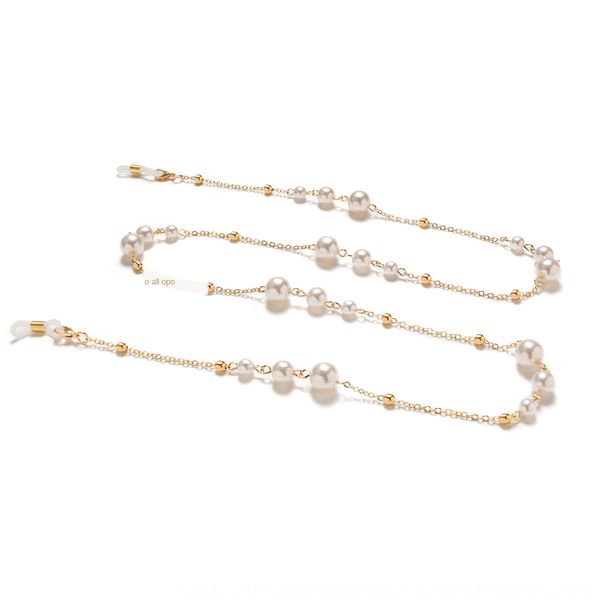 metal chain lanyard pearl hanging neck anti-slip chain (three pearls glasses glasses pearl glasses, Blue
metal chain lanyard pearl hanging neck anti-slip chain (three pearls glasses glasses pearl glasses, Blue
