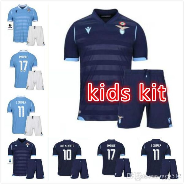 2019 2020 lazio kids kit soccer jersey 19 20 luis alberto wallace bastos lulic immobile boy set football uniform kids kit shirt, Black;yellow
2019 2020 lazio kids kit soccer jersey 19 20 luis alberto wallace bastos lulic immobile boy set football uniform kids kit shirt, Black;yellow