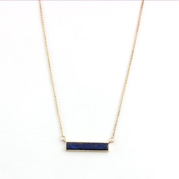 wholesale 10 pcs trendy gold plated rectangle shape lapis lazuli pendant necklace rose quartz fashion jewelry, Silver
wholesale 10 pcs trendy gold plated rectangle shape lapis lazuli pendant necklace rose quartz fashion jewelry, Silver