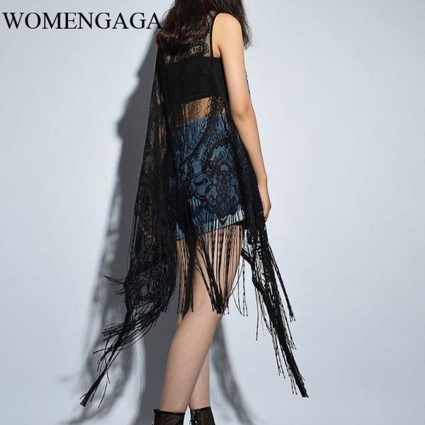 korea lace cardigan women vest casual hollow out perspective plus size irregular long beach elegant korean y068, Black;white
korea lace cardigan women vest casual hollow out perspective plus size irregular long beach elegant korean y068, Black;white
