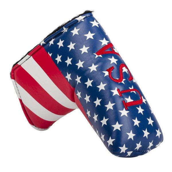 accessories club durable blade golf putter cover portable protective american flag pu leather outdoor storage waterproof
accessories club durable blade golf putter cover portable protective american flag pu leather outdoor storage waterproof