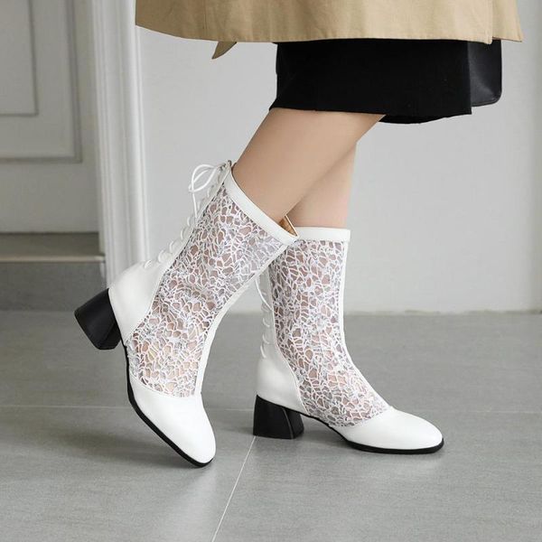 summer boots ladies round toe lace up women ankle boots pu leather solid basic office shoes botas female booties size 47, Black
summer boots ladies round toe lace up women ankle boots pu leather solid basic office shoes botas female booties size 47, Black