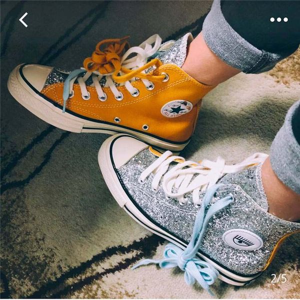 chiara ferragni x çonverse çhuck glitter/silver all-star 1970s big eyes sneakers polka white low canvas shoes 35-44 112204, Black
chiara ferragni x çonverse çhuck glitter/silver all-star 1970s big eyes sneakers polka white low canvas shoes 35-44 112204, Black