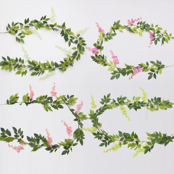 2 meter wisteria rattan plastic artificial flower for ceremony wedding decor simulation vine plant colorful fake flowers home ornament
2 meter wisteria rattan plastic artificial flower for ceremony wedding decor simulation vine plant colorful fake flowers home ornament