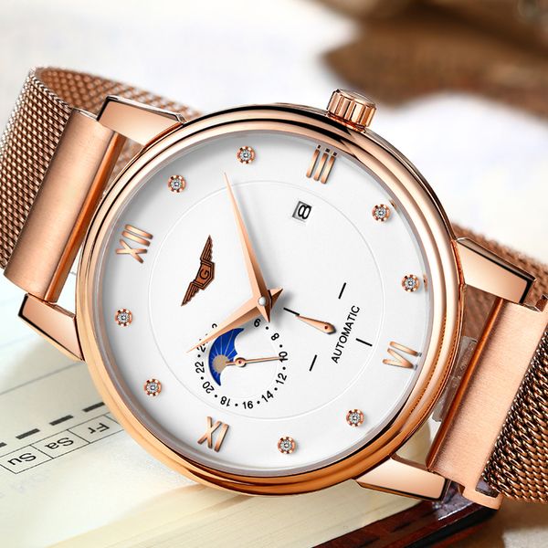 guanqin luxury brand man business casual automatic watch men fashion stainless steel waterproof wrist watch relogio masculino, Slivery;brown
guanqin luxury brand man business casual automatic watch men fashion stainless steel waterproof wrist watch relogio masculino, Slivery;brown