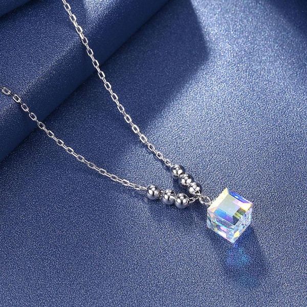 other lekani blue cube crystals from necklace 925 sterling silver square shape pendant wedding jewelry
other lekani blue cube crystals from necklace 925 sterling silver square shape pendant wedding jewelry