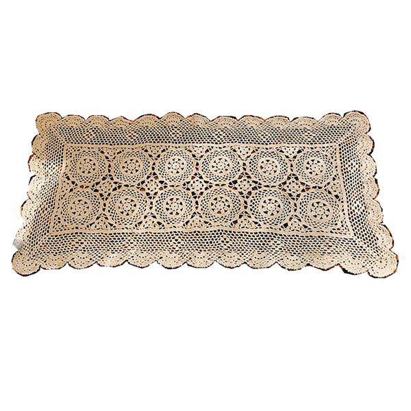1pc home decorative beige table runner 100% cotton handmade crochet hollow table cover / placemat decoration
1pc home decorative beige table runner 100% cotton handmade crochet hollow table cover / placemat decoration