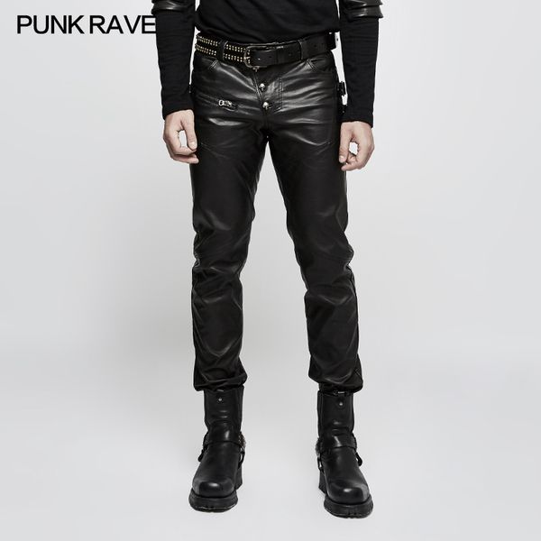 punk rave punk rave mens pants fashion street style faux leather pants trousers personality hip hop long, Black
punk rave punk rave mens pants fashion street style faux leather pants trousers personality hip hop long, Black